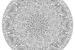 Mandala a colorier adulte difficile 15